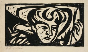 Dodo Head On Pillow — Ernst Ludwig Kirchner