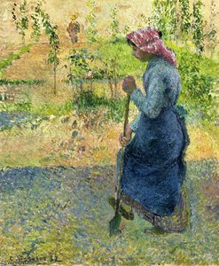 Paysanne B_chant. — Camille Pissarro