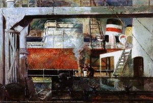 Tankers At Middle Dock, South Shields — Thomas William Pattison