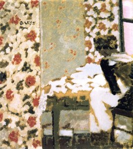 Seamstress With Scraps — Jean-édouard Vuillard
