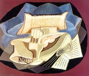 The Blue Cloth — Juan Gris