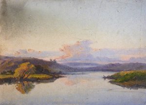 Sunset On A Lake — Thomas Stuart Smith