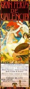 Poster For Feria De Julio, Gran Feria De Valencia 1 — José Mongrell Torrent