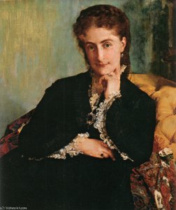 Ritratto Della Signora Cezard — Paul-jacques-aimé Baudry