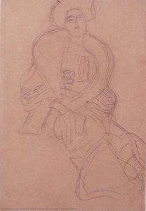 Study For Portrait Of Hermine Gallia — Gustav Klimt
