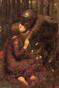 La Belle Dame Sans Merci (detail) — John William Waterhouse