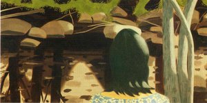 Ada In Front Of Black Brook — Alex Katz