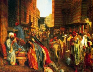 The Street And Mosque El-ghouri — John Frederick Lewis