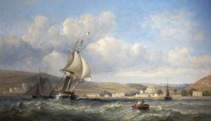 Oystermouth from the Sea