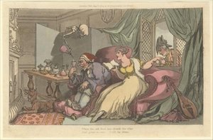 The Honeymoon, From The English Dance Of Death — Thomas Rowlandson