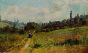 Vetheuil Path Morning Effect — Albert-charles Lebourg