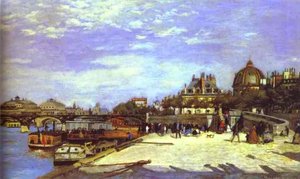 The Pont Des Arts, Paris — Pierre-auguste Renoir, Impressionist Painting