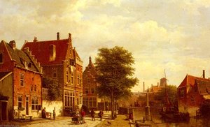 Along The Canal — Willem Koekkoek