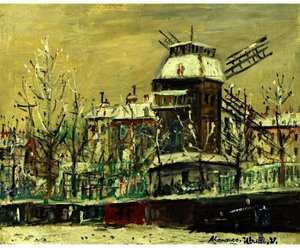 Le Moulin De La Galette At Montmatrtre — Maurice Utrillo