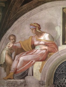 Azor - Zadok (detail) — Michelangelo Buonarroti, Renaissance