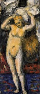 Standing Bather, Drying Her Hair — Paul Cézanne