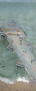 Folkestone Pier, Kent, Morning — Paul Fordyce Maitland