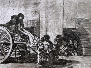 Cartloads To The Cemetery — Francisco José De Goya Y Lucientes, Romanticism