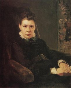 Portrait Of D. Khrushcheva, The Artist's Sister — Vasily Dmitrievich Polenov