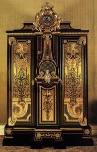 Wardrobe And Clock — André-charles Boulle, Baroque