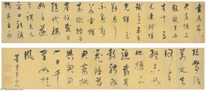 Calligraphy In Running Script — Dong Qichang, Traditional Chinese Art