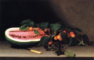 Still Life With Watermelon — Raphaelle Peale