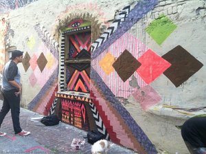Window By Gabette In Indian Alley With Film Maker Max Wong, Andrea Lahue — Sol Gabetta