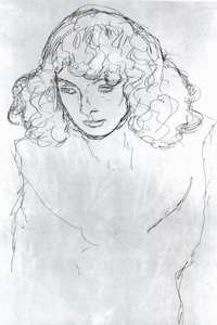 Mädchenkopf — Gustav Klimt