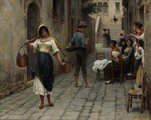 Catch Of The Day — Eugen Von Blaas