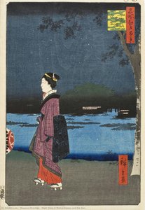 Night View Of Matsuchiyama And The San — Utagawa Hiroshige