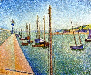 The Masts, Portrieux, Opus 182 — Paul Signac