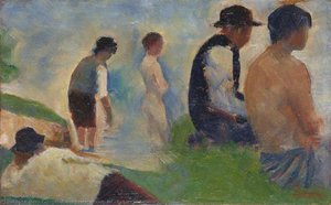 Study For 'bathers At Asnières' — Georges Seurat