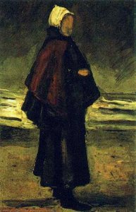 Femme De Pecheur Sur La Plage — Vincent Willem Van Gogh