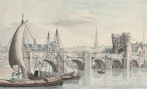 The Welsh Bridge At Shrewsbury — Moses Griffith