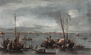 The Lagoon Looking Toward Murano From The Fondamenta Nuove — Francesco Lazzaro Guardi