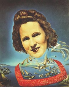 Portrait Of Gala With Rhinocerotic Symptoms, 1954 — Salvador Dalí