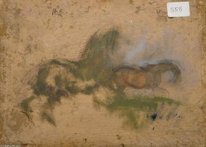 Horse Studies - — Sir Alfred James Munnings