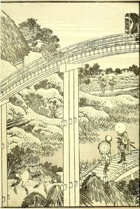 Fuji With Seven Bridges In One View — Katsushika Hokusai