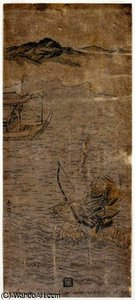 The Challenge Of The Battle Of Dan-no-ura — Suzuki Harunobu