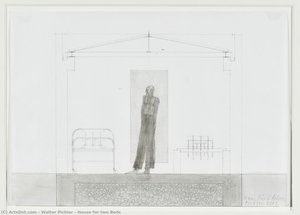House For Two Beds — Walter Pichler