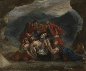 The Mourning Of Christ — Eugène Delacroix, Romanticism