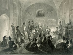 Persian Mosque At Yerevan — Grigory Grigorievich Gagarin, Historical Engraving