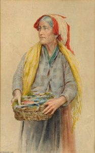Italian Fishseller — Leon Jan Wyczolkowski