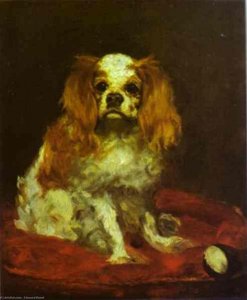 A King Charles Spaniel — Édouard Manet