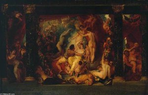Intemperance - Mark Antony And Cleopatra — Thomas Stothard