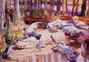 Muddy Alligators — John Singer Sargent