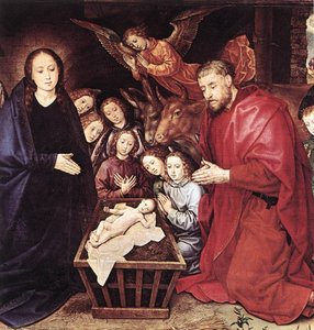 Adoration Of The Shepherds (detail) (13) — Hugo Van Der Goes, Northern Renaissance Realism