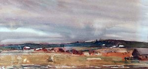 Moscow Countyside Landscape — Aleksandr Deyneka