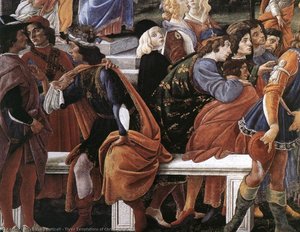 Three Temptations Of Christ (detail) (10) — Sandro Botticelli