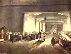 Dining Hall, Asylum — William Henry Pyne